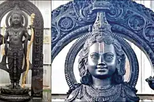 அயோத்தி ராமர் கோயில் கருவறையில் வைக்கப்பட்ட குழந்தை ராமர் சிலை புகைப்படம் வெளியானது