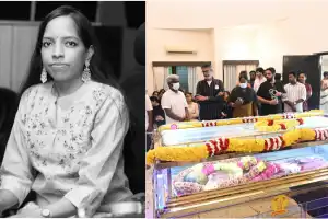 சென்னையில் பவதாரிணியின் உடலுக்கு திரையுலகினர், பொதுமக்கள் அஞ்சலி