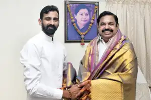 எடப்பாடி பழனிசாமியை சந்தித்தார் அமைச்சர் ஜீவன்
