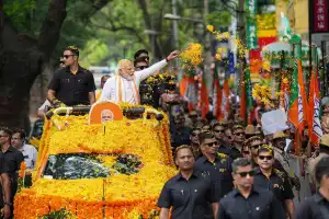 தமிழ்நாடு, கர்நாடகா, தெலுங்கானாவில் என்.டி.ஏ. கூட்டணியின் அமோக ஆதரவு 