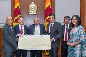 காஸா சிறுவர் நிதியத்திற்கு அரசிடமிருந்து 1 மில்லியன் அமெரிக்க டொலர் நன்கொடை