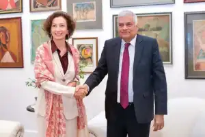 யுனெஸ்கோ பணிப்பாளர் நாயகம் ஜனாதிபதி ரணிலுடன் சந்திப்பு