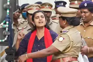 புழல் சிறைச்சாலையில் அடைக்கப்பட்டார் கஸ்தூரி