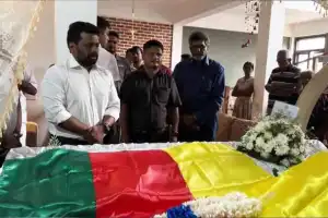 மாவைக்கு ஜனாதிபதி அநுர அஞ்சலி
