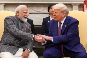 அமெரிக்க ஜனாதிபதி ட்ரம்ப் - பிரதமர் மோடி சந்திப்பு
