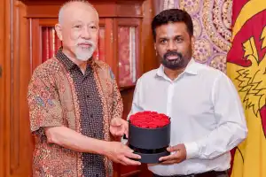 ஜப்பான் நிப்பொன் மன்ற தலைவர் ஜனாதிபதி அநுரவை சந்தித்தார்  