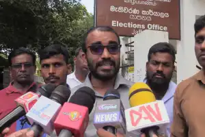 யாழில் போட்டியிடக் கட்டுப்பணம் செலுத்தியது தேசிய மக்கள் சக்தி