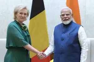 பெல்ஜியம் இளவரசியை சந்தித்தார் பிரதமர் மோடி
