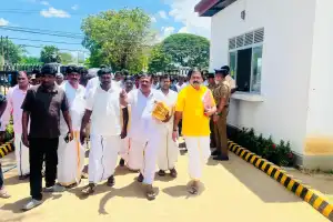தமிழரசுக் கட்சிக்கு ஆணை தாருங்கள் என கிளிநொச்சியில் சிறீதரன் எம்.பி. வேண்டுகோள்