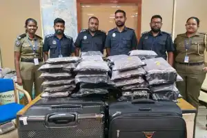 குஷ் போதைப்பொருளுடன் வெளிநாட்டுப் பெண் கைது