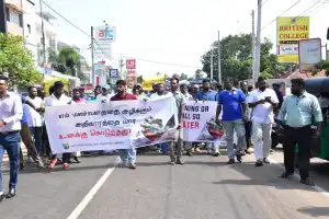 மன்னாரில் காற்றாலை கோபுரங்களுக்கு எதிர்ப்பு போராட்டம்!!