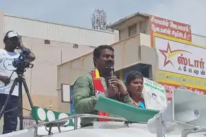 காரைக்குடியில் த.வே.க. தலைவர் விஜய் பேசாமல் சென்றமைக்கு காரணம் என்ன?  - சீமான் விளக்கம்
