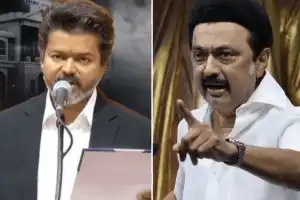 "கஜானா காலியாக இருக்கிறது என மக்களை ஏமாற்றாதீர்கள்"  - பதவியேற்ற முதல் நாளே விஜய்க்கு ஸ்டாலின் பதிலடி