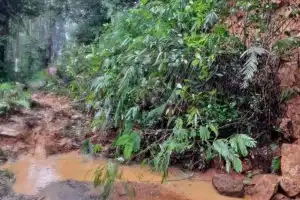 கனமழையால் ஹட்டன்–கொழும்பு பிரதான வீதியில் மண்சரிவு