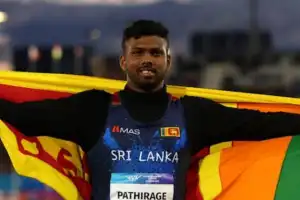 ஈட்டி எறிதலில் தங்கம் வென்ற ருமேஷ் தரங்கவுக்கு ஜனாதிபதி வாழ்த்து